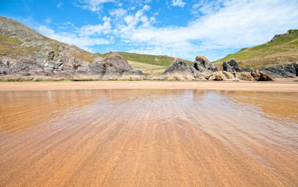 Sunbathe in secrecy at Soar Mill Cove, South Devon